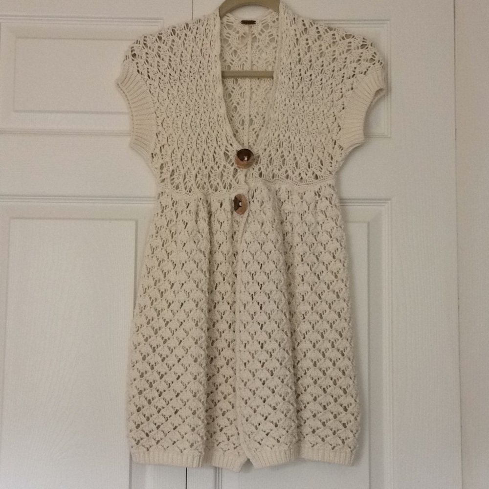 Free People Crochet Tunic